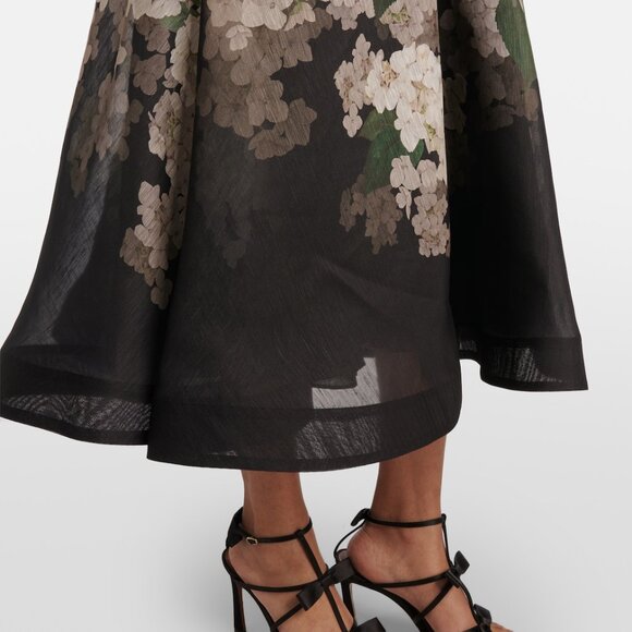 Zimmermann Balance linen and silk bustier dress - Picture 4 of 12